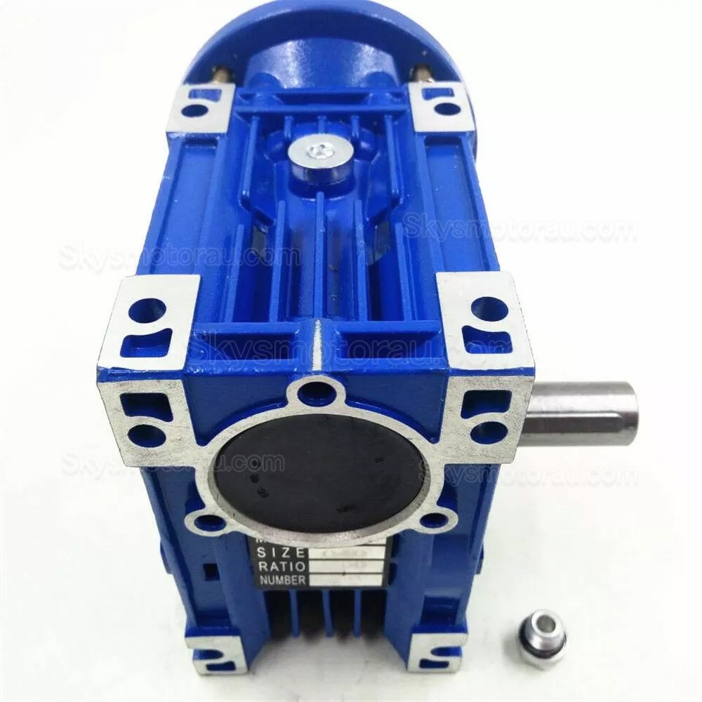 NMRV050 80B14 Worm Drive Gearbox Ratio 10:1/15:1/20:1/25:1/30:1/50:1/60:1/80:1/100:1 Input Bore 19mm